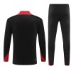 Liverpool Trainings Sweatshirt Quarter-zip 2024-25 Zwarte - Kids